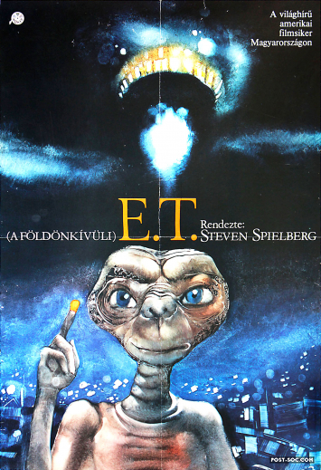E.T. the Extra-Terrestrial - Original Hungarian Movie Poster