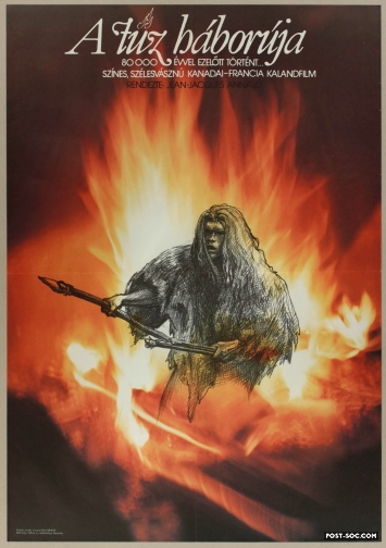 Quest for Fire - 1 Sheet Hungarian Movie Poster