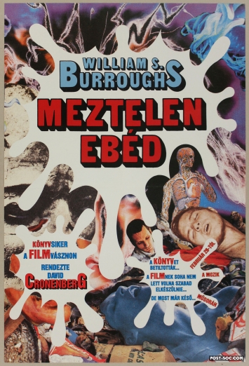 Naked Lunch - 1 Sheet Hungarian Movie Poster