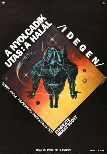 Alien - Original Hungarian Movie poster
